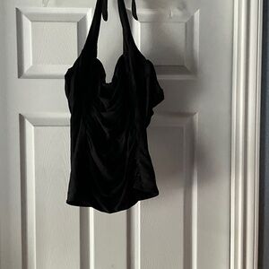 Miraclesuit Black Swim halter top
